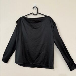 Banana Republic Classic Black Long Sleeve Top